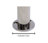 MOD 50 ROUND HEAVY DUTY STAINLESS STEEL POSTS, 50.8MM